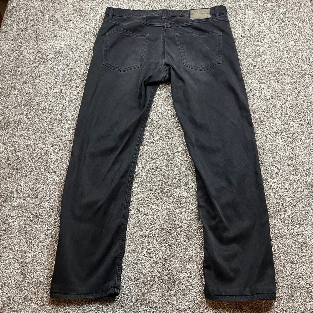 gstar jeans Mens 34X29 Black Straight Fit Denim button fly elwood - Picture 2 of 9